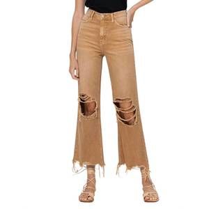 NEW VERVET BY FLYING MONKEY fell in love jeans in brown
